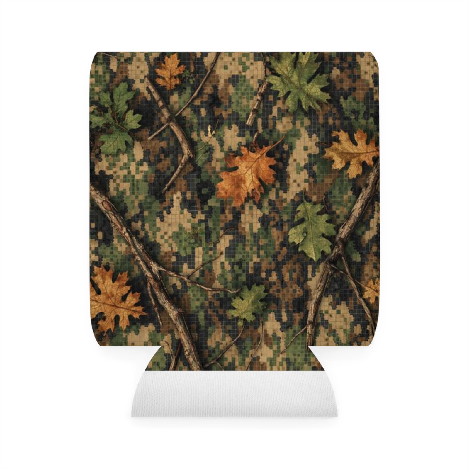 If It's Brown It's Down on MDO Digi-Oak Can Cooler Sleeve - Image 2